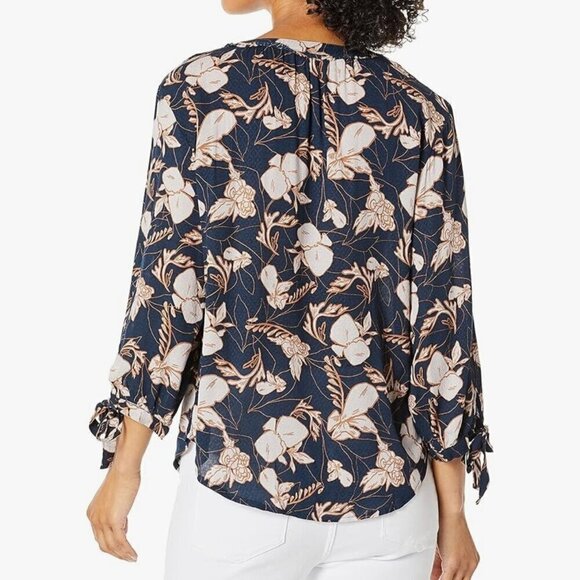 Spendid Long Sleeve Button-Up Floral Shirt - Small - Picture 8 of 9